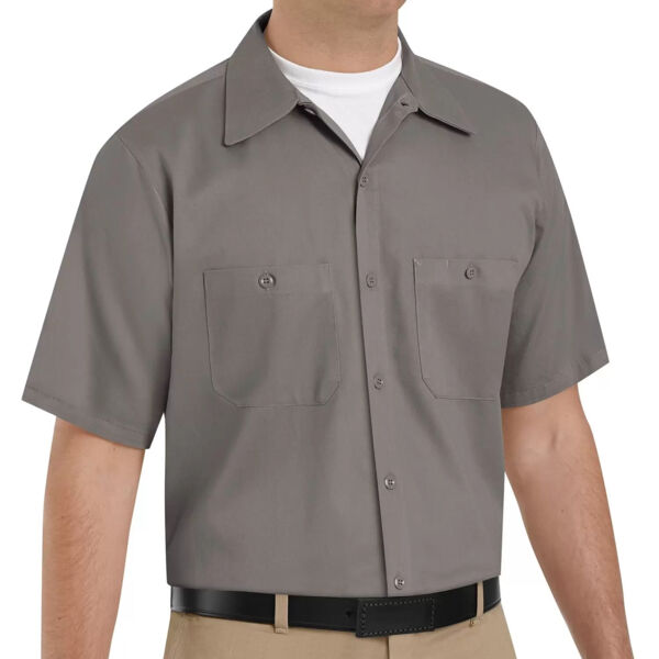 Short Sleeve Wrinkle Resistant Cotton Shirt Thumbnail