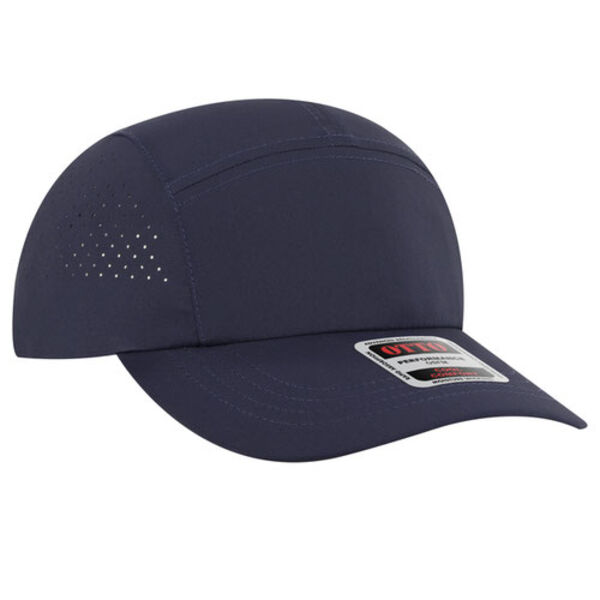 OTTO CAP 5 Panel Running Hat w/ Elastic Soft Visor Thumbnail