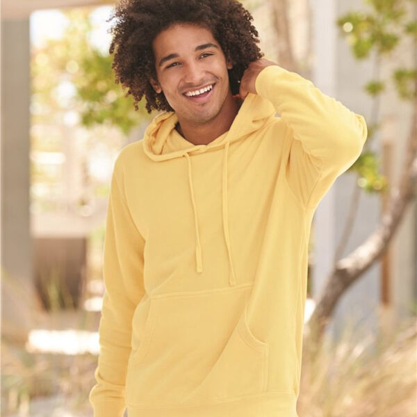 Unisex Midweight Pigment-Dyed Hooded Sweatshirt Thumbnail