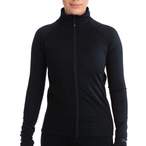 Youth Black Tech Jacket with Thumb Slit Thumbnail