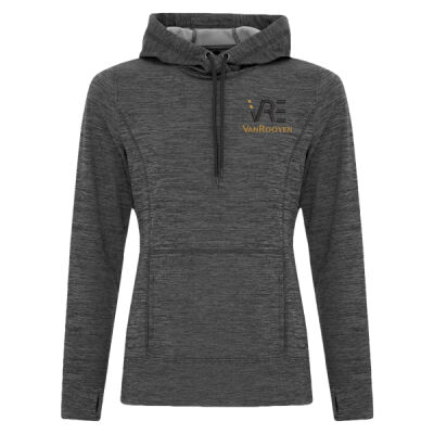 VRE- Dynamic Heather Fleece Hooded Sweatshirt (LADIES) Thumbnail