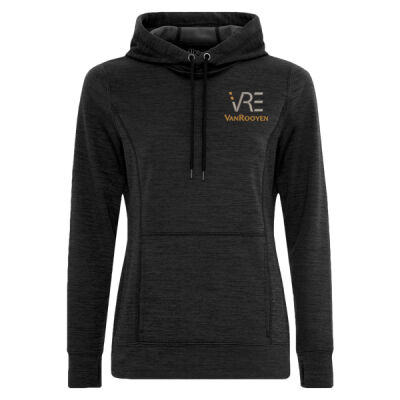 VRE- ATC Dynamic Heather Fleece Hooded Ladies Sweatshirt Thumbnail