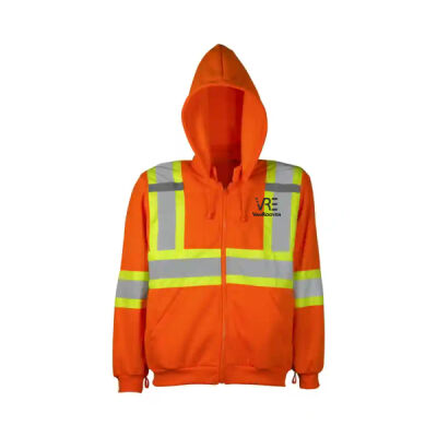 VRE - Traffic Hoodie w/ Detachable Hood, 4″ Refl. Tape Thumbnail